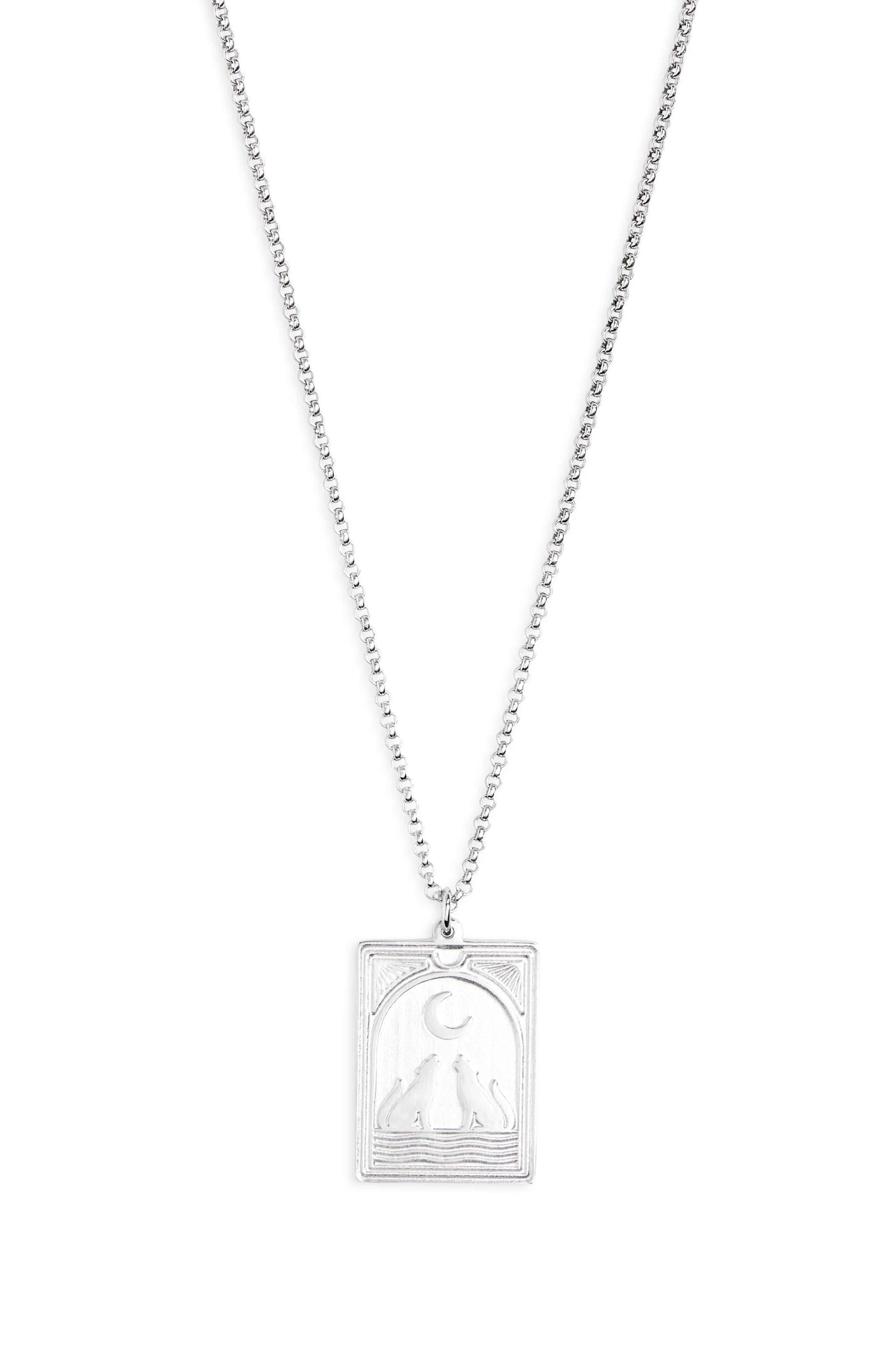 Tom Wood Moon Tarot Card Pendant 