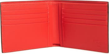 Christian Louboutin Coolcard Logo-plaque Croc-embossed Leather Wallet in  Black for Men