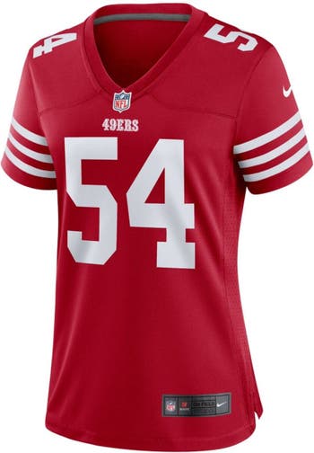 Nike Women's Nike Fred Warner Scarlet San Francisco 49ers Player Game Jersey