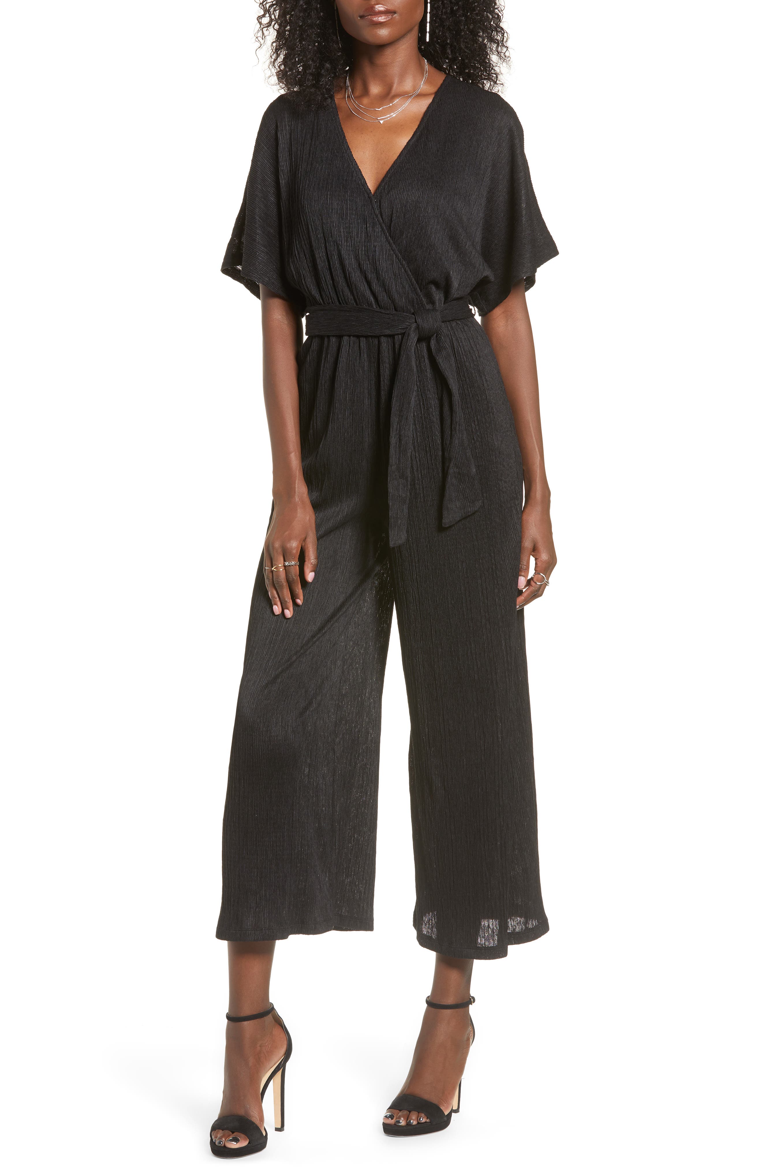 All in Favor Wrap Front Dolman Sleeve Jumpsuit Nordstrom