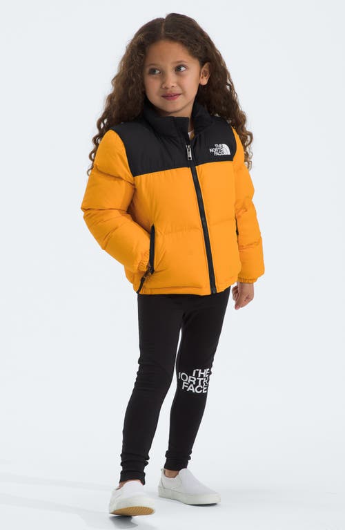 The North Face Kids' 1996 Retro Nuptse® Packable 700 Fill Power Down Jacket In Summit Gold