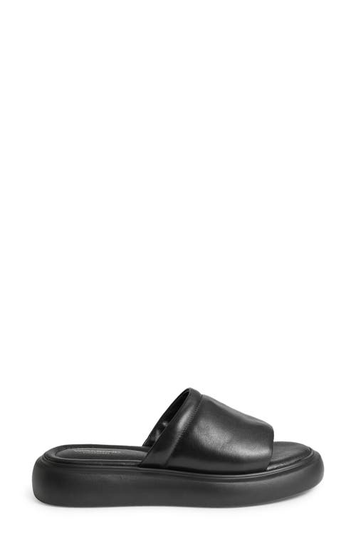 Shop Vagabond Shoemakers Blenda Platform Slide Sandal In Black