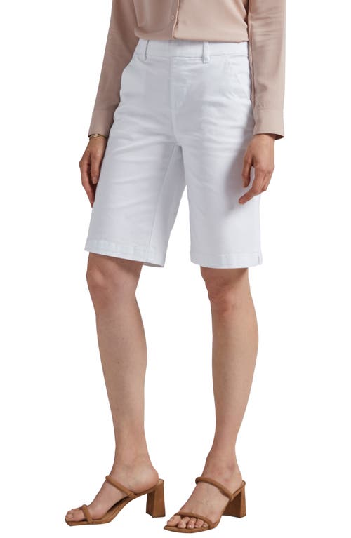 JAG Jeans Maddie Pull-On Bermuda Shorts White at Nordstrom,