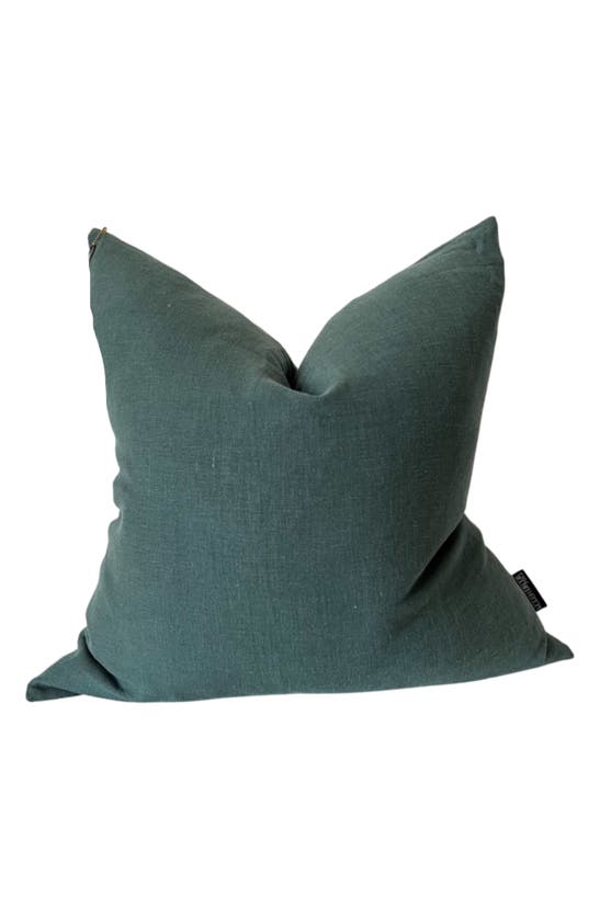 Modish Decor Pillows Linen Pillow Cover In Blue Tones