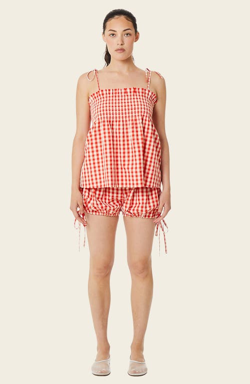 Shop Find Me Now Odaline Bloomer Shorts In Picnic Gingham