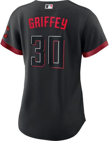 Nike Women's Nike Ken Griffey Jr. Black Cincinnati Reds 2023 City Connect  Replica Player Jersey