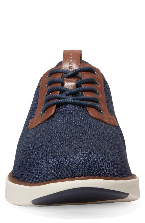 Shop Cole Haan Grand Atlantic Knit Sneaker In Navy Ink/woodbury/ivory