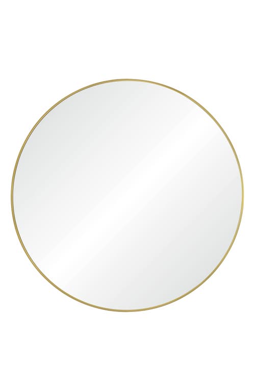 Renwil Grady Round Mirror in Satin Brass at Nordstrom