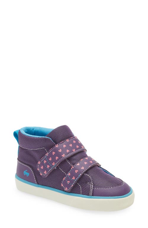 See Kai Run Kids' Dean Adapt High Top Sneaker in Purple at Nordstrom, Size 8 M