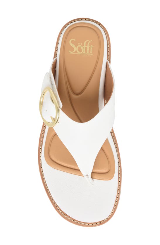 Shop Söfft Nancia Flip Flop In True White