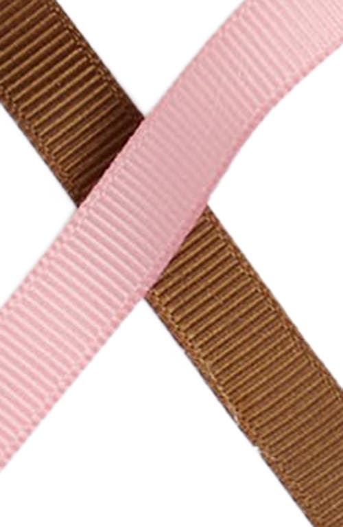 Shop Bp. Assorted 2-pack Grosgrain Hair Bows In Pink- Brown