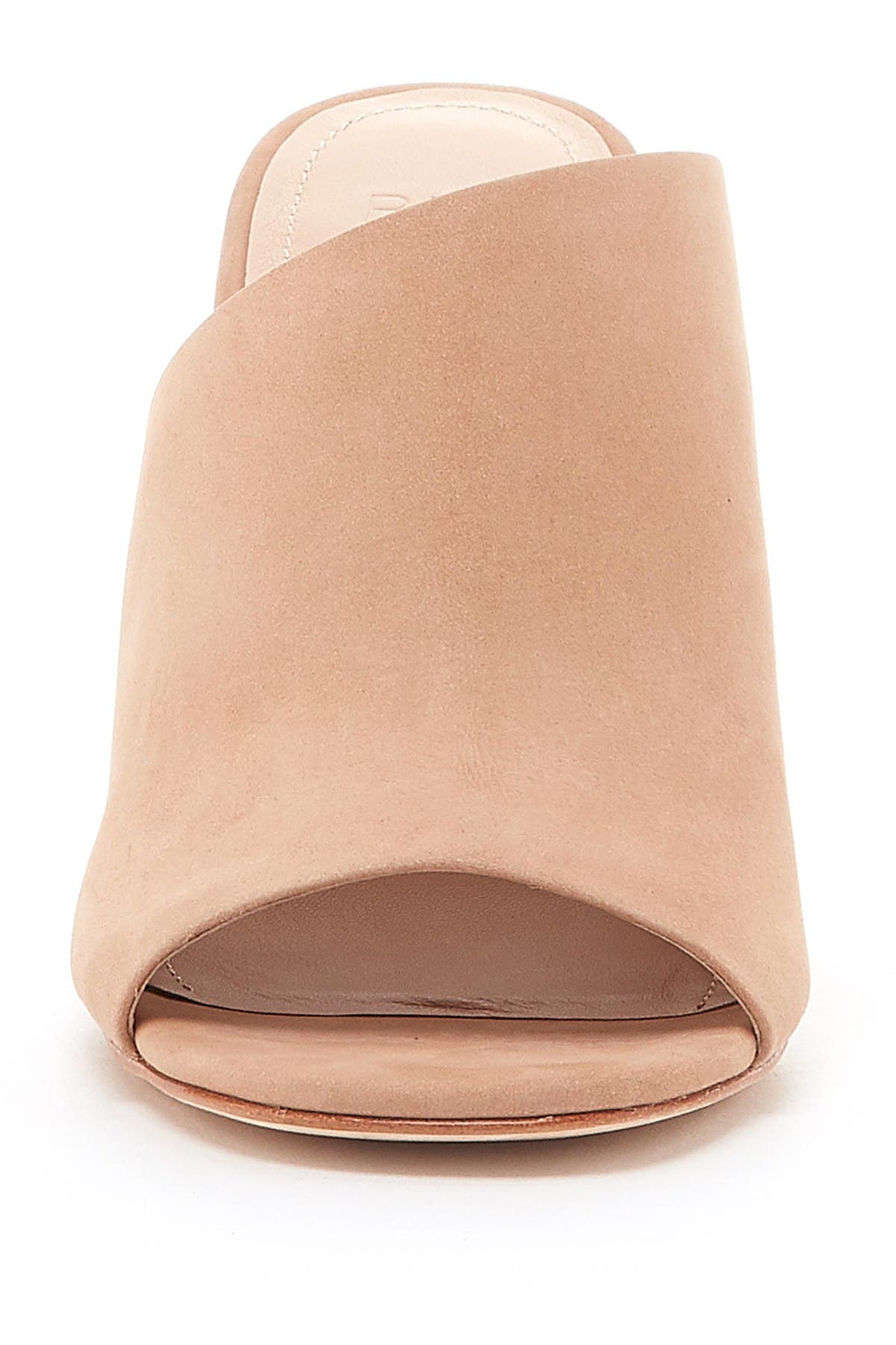 pour la victoire hettie tiered fringe tassel heel mule