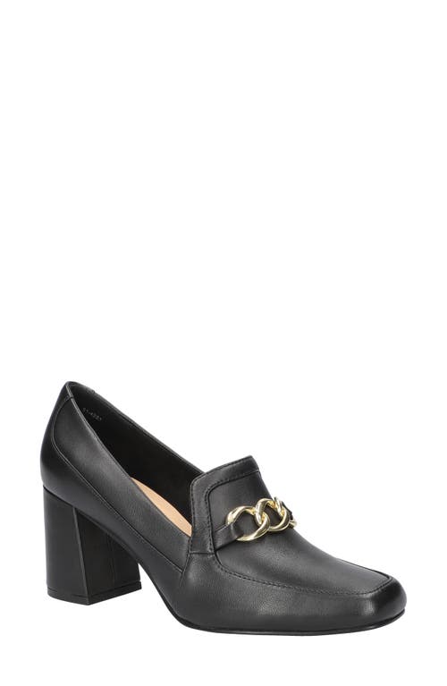 Shop Bella Vita Tam Pump In Black Leather