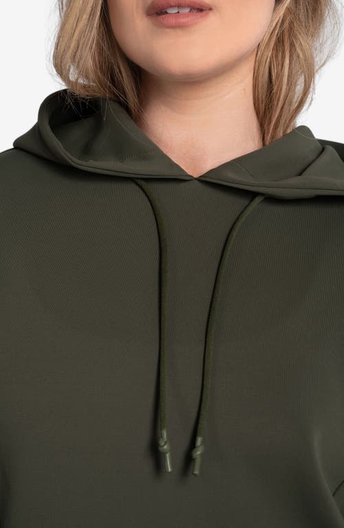 Shop Lole Spacer Tunic Hoodie In Kombu