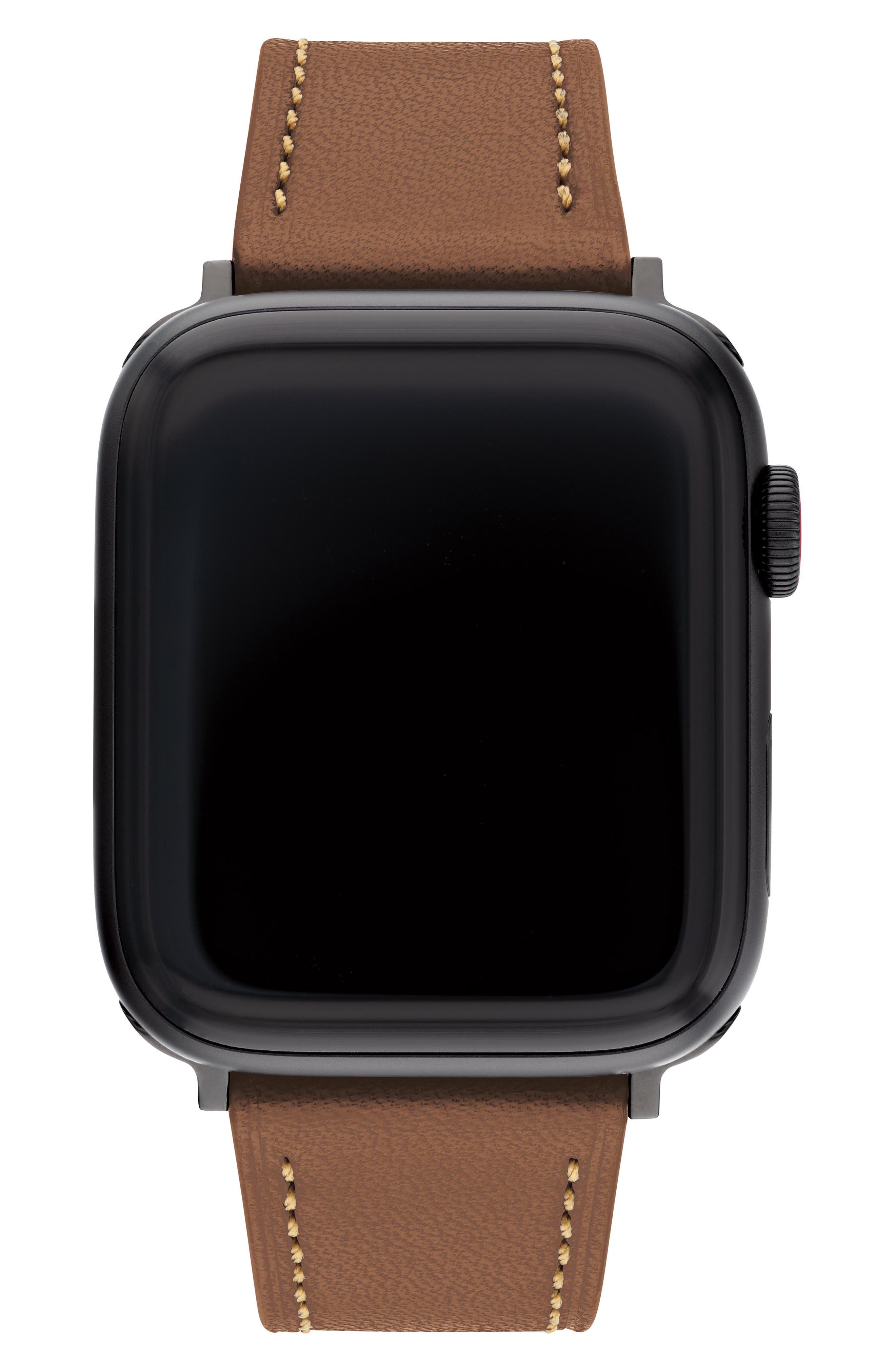 COACH Leather Apple Watch® Strap Nordstrom