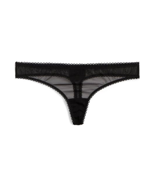 Adore Me Alyshia Thong Panties In Black