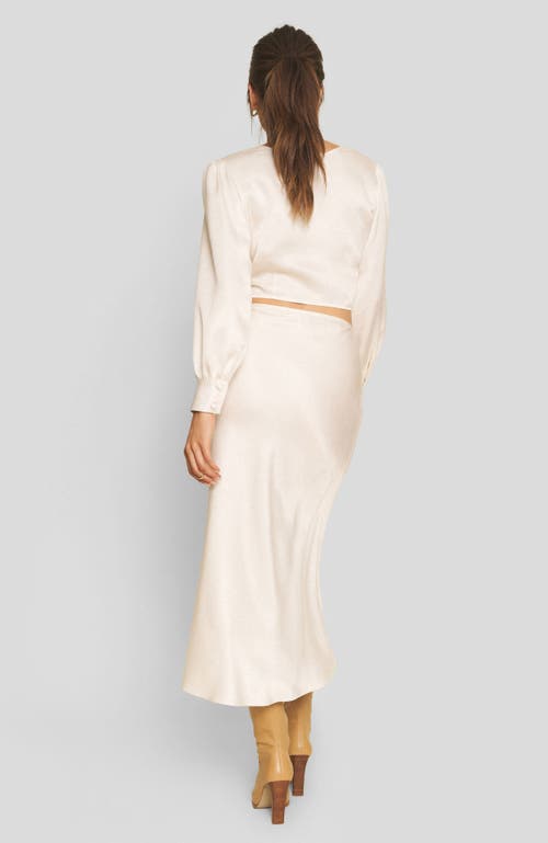 Whimsy + Row Lauren Top In Cream