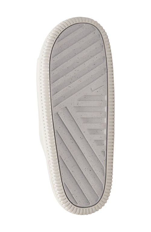 Shop Nike Calm Slide Sandal In Sail/sail