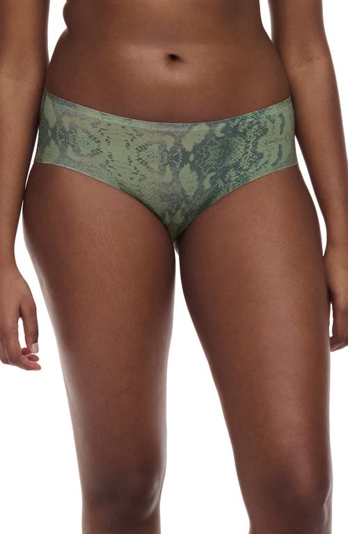 Chantelle Lingerie Soft Stretch Seamless Hipster Panties in Python Print 