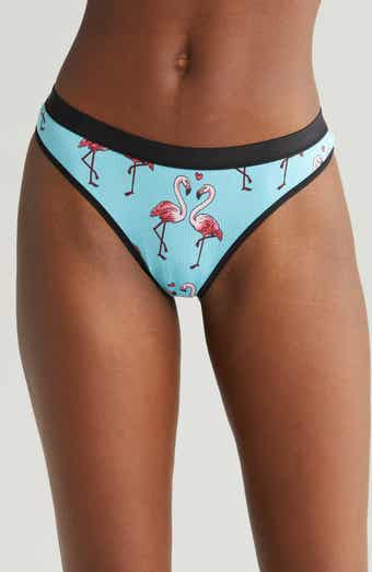 Triple Mesh Hip G Underwear Thong - Bright Blooms – On Gossamer