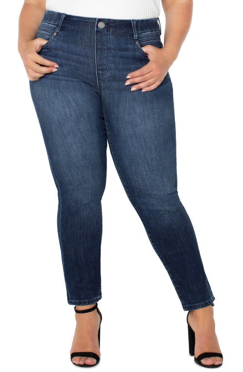 Shop Liverpool Los Angeles Liverpool Gia Glider Pull-on Slim Jeans In Warner Lake