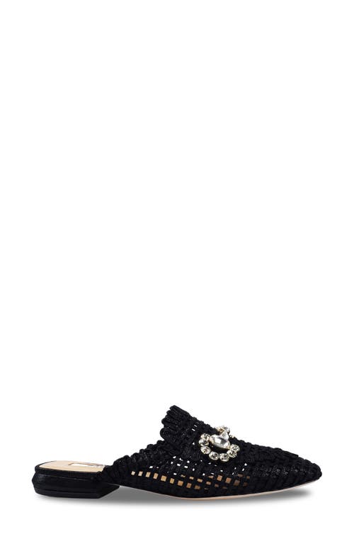 Shop Zigi Isabelle Crystal Bit Mule In Black