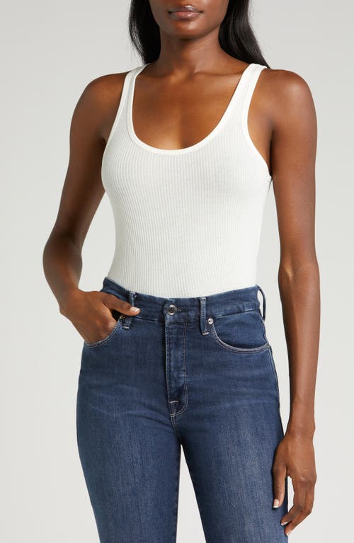 Good American Light Ribbed Crop Tank at Nordstrom,