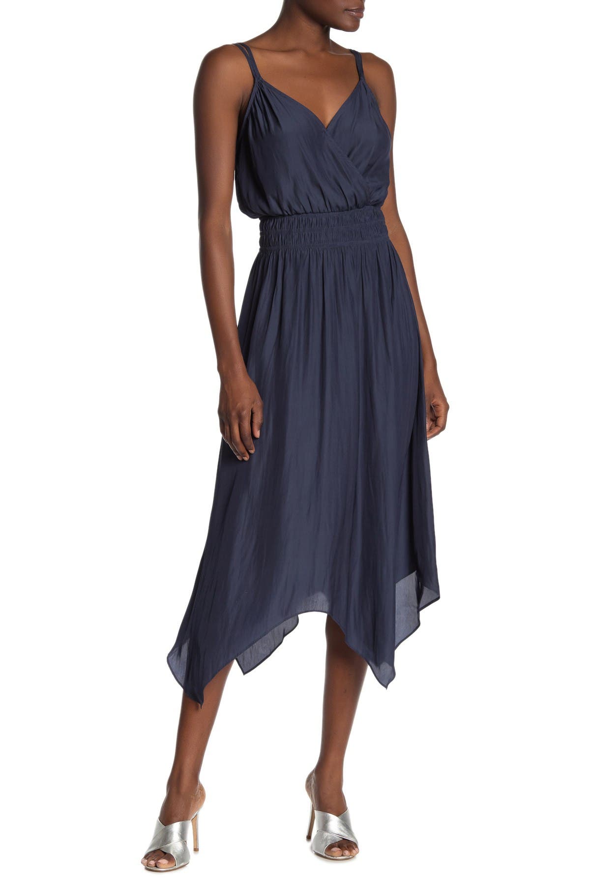 henrietta high low dress