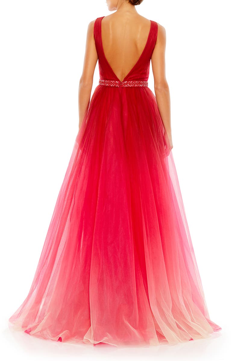 Mac Duggal Beaded Tulle Ballgown Nordstrom