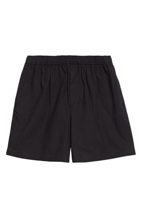 Shop John Elliott Kennedy Cotton Drawstring Shorts In Black