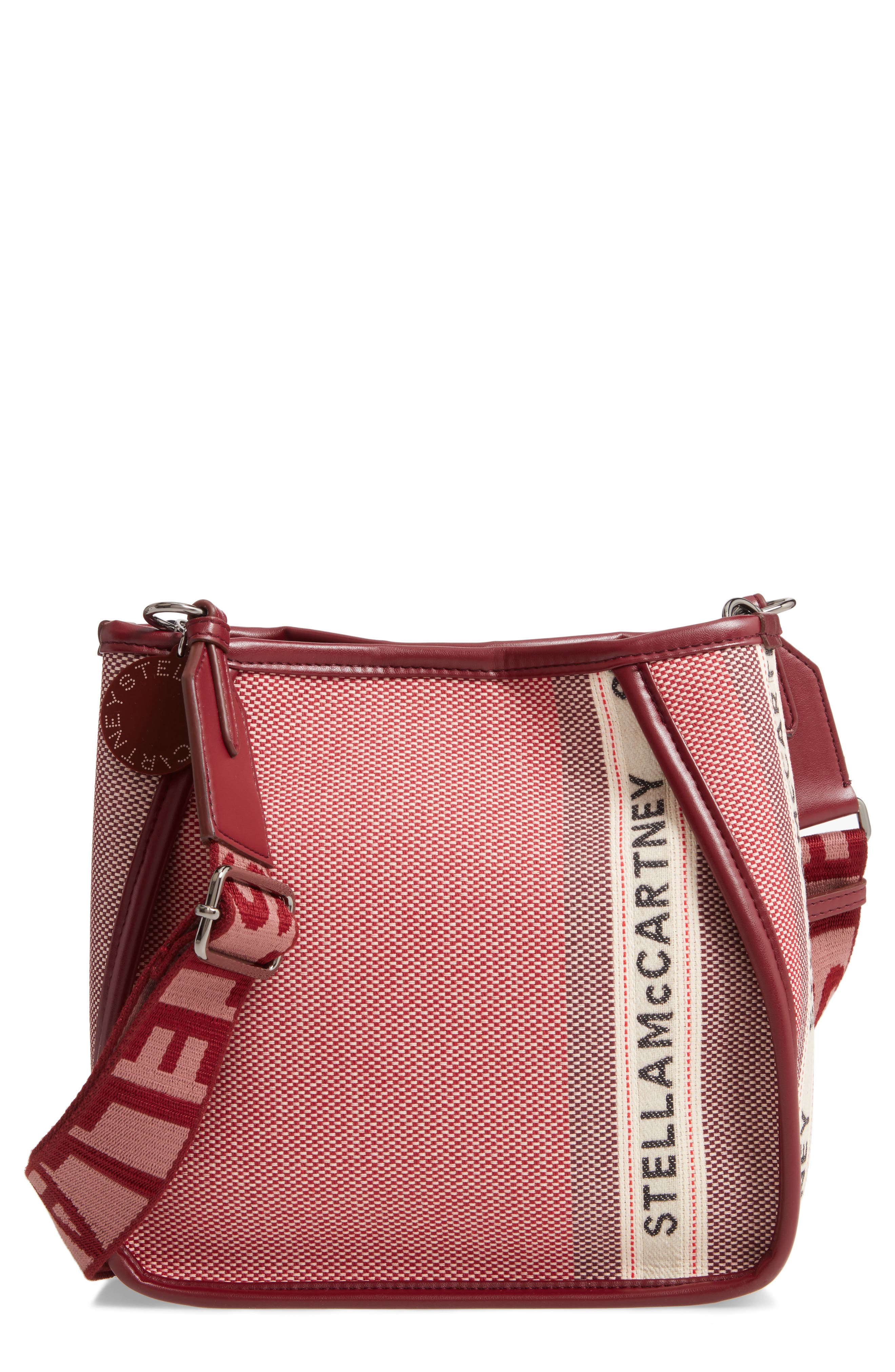 Stella McCartney ECO Patchwork Logo Canvas Crossbody Bag Nordstrom