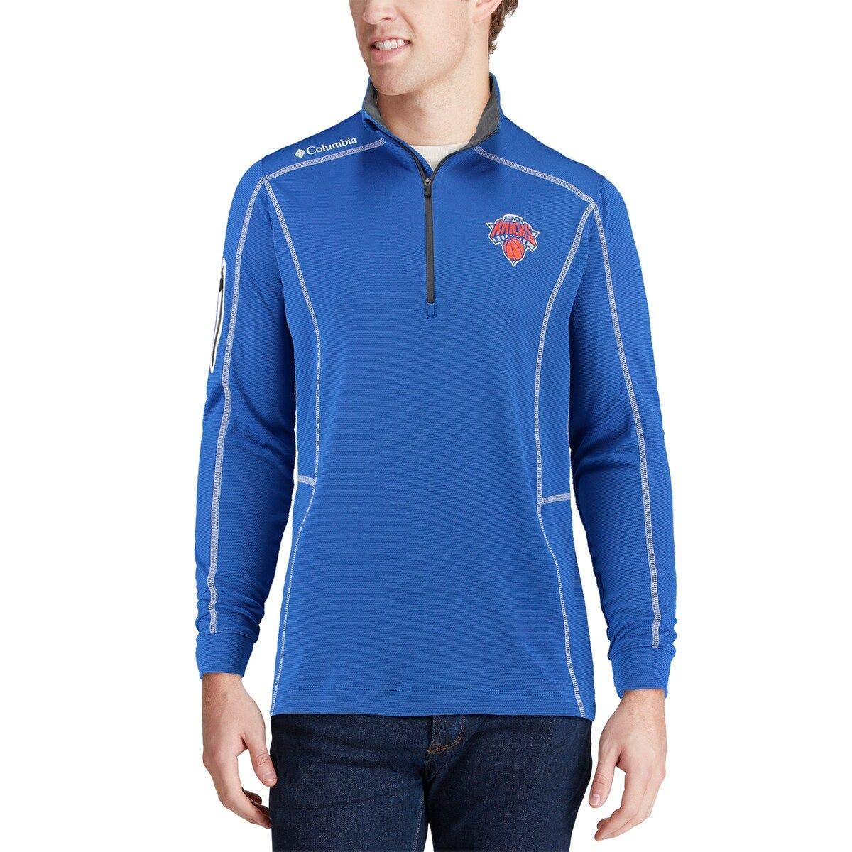 Columbia Men's Columbia Blue New York Knicks OmniWick Shotgun Quarter