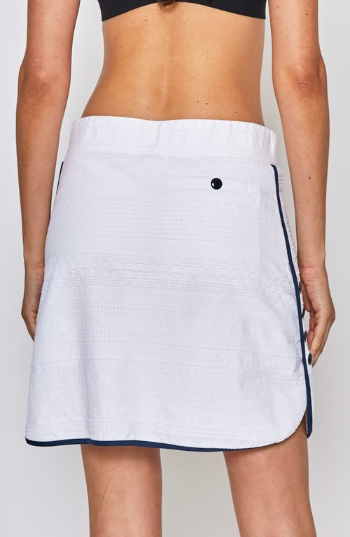 L'etoile Sport Side Snap Skort In White