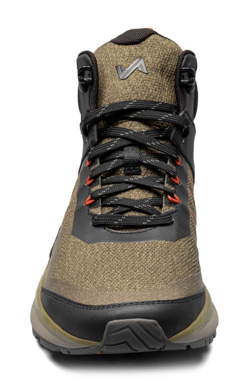 Shop Forsake Cascade Peak Mid Waterproof Hiking Shoe In Black/olive