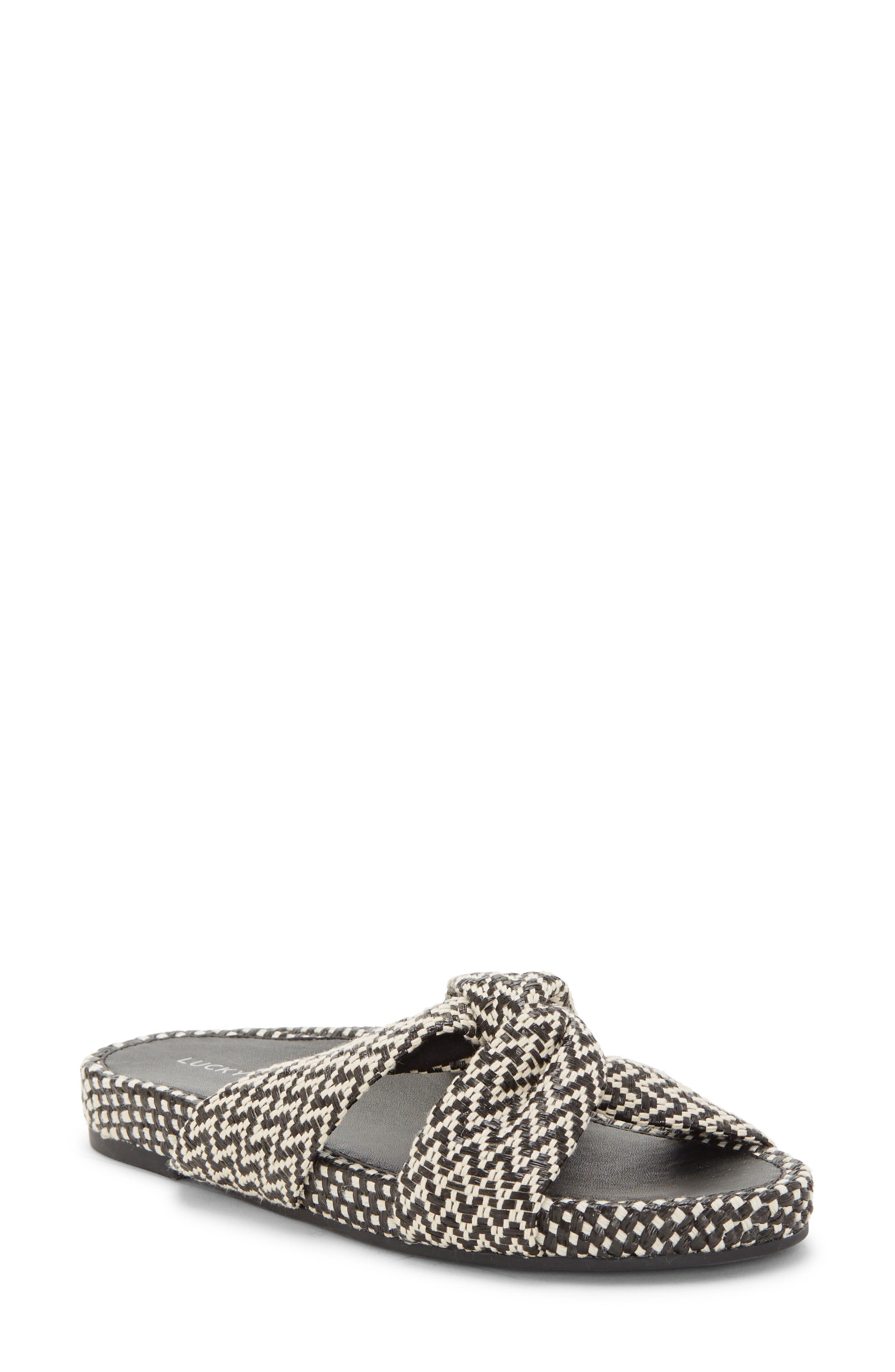 Lucky Brand Fynna Slide Sandal, Black