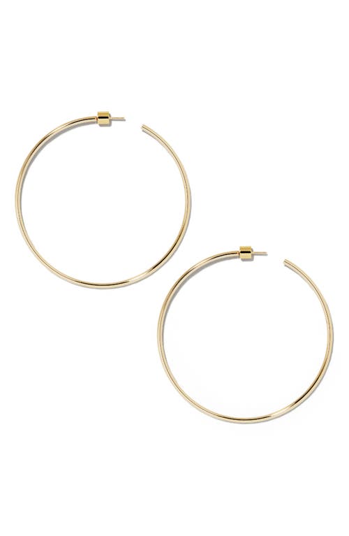 Jennifer Fisher Thread Hoops, 2.5-inch In Gold
