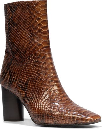 Donald pliner 2025 snakeskin booties