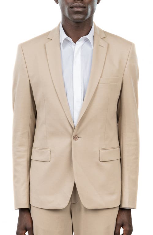 D. RT Maclean Cotton Blend Blazer in Tan at Nordstrom, Size 4