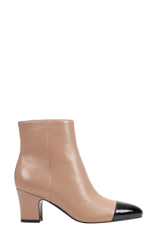 Shop Marc Fisher Ltd Aleea Cap Toe Bootie In Light Natural