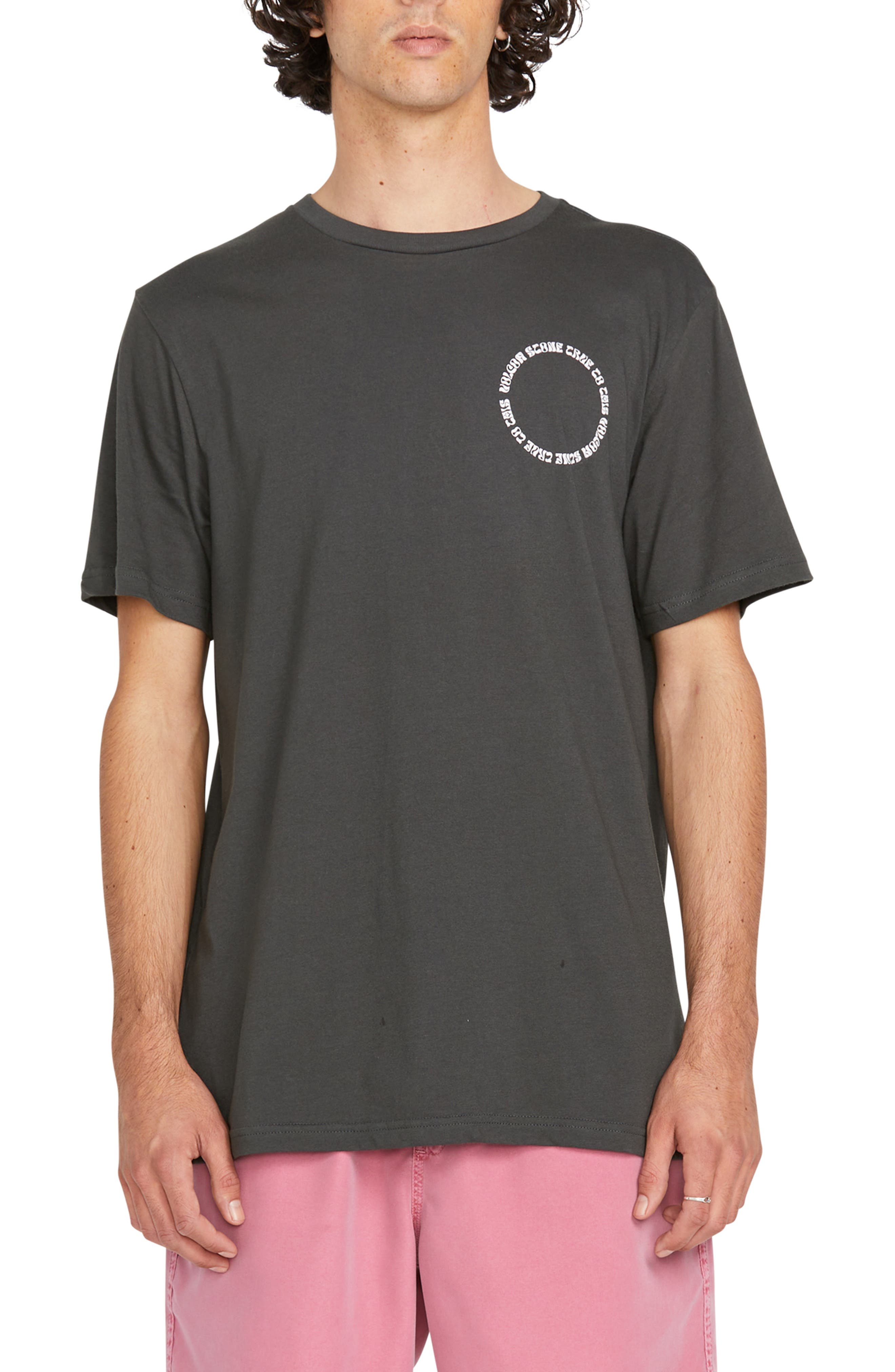 Volcom Cylinderz Graphic T-Shirt in Stealth 