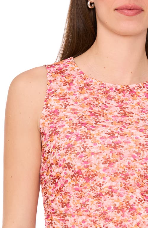 Halogenr Halogen(r) Side Ruched Sleeveless Top In Seashell Pink