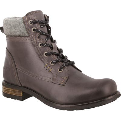Taos Cutie Lace-Up Bootie, Grey