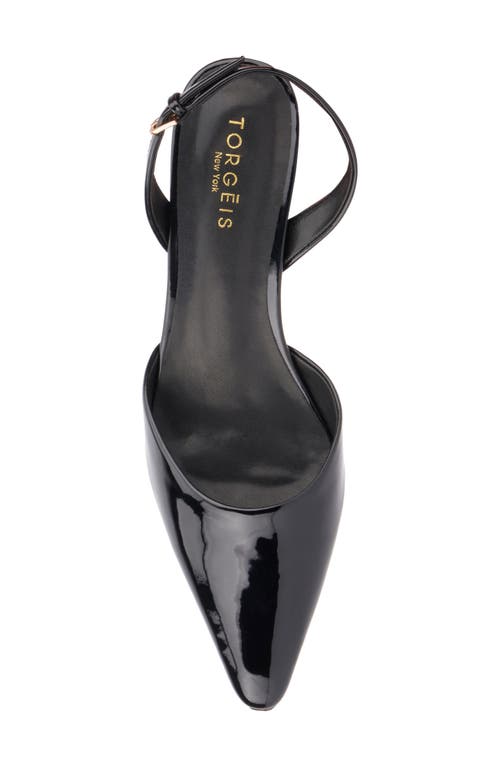 Torgeis Jacqueline Slingback Pump In Black