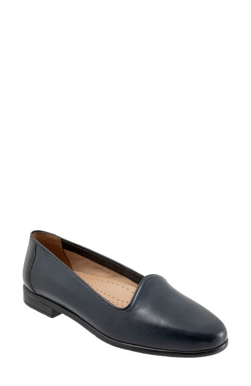 Trotters Liz Lux Flat - Multiple Widths Available Navy at Nordstrom,