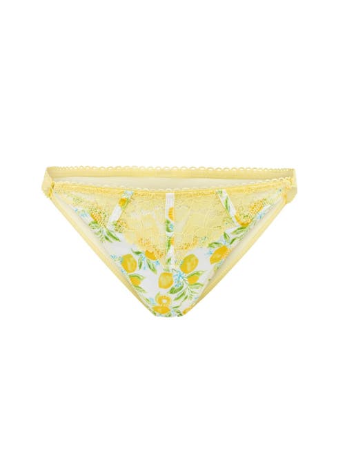 Adore Me Rochelle Bikini Panties In Novelty White