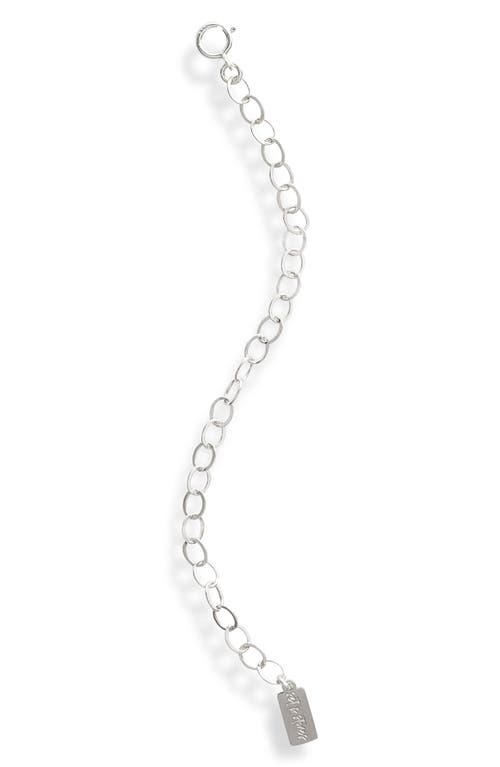 Extender Chain in Silver 4 In
