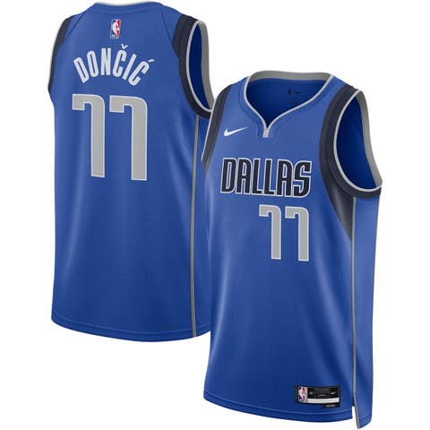 Unisex Nike Luka Dončić Blue Dallas Mavericks Swingman Jersey - Icon Edition