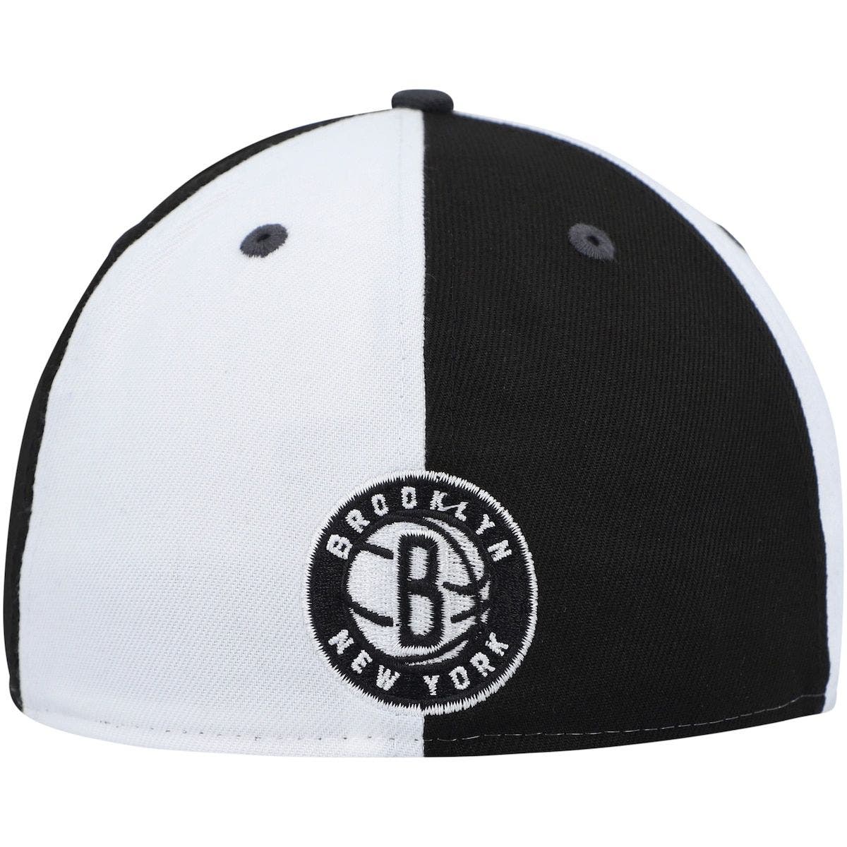 New Era Men's New Era Black/White Brooklyn Nets Script Pinwheel 59FIFTY