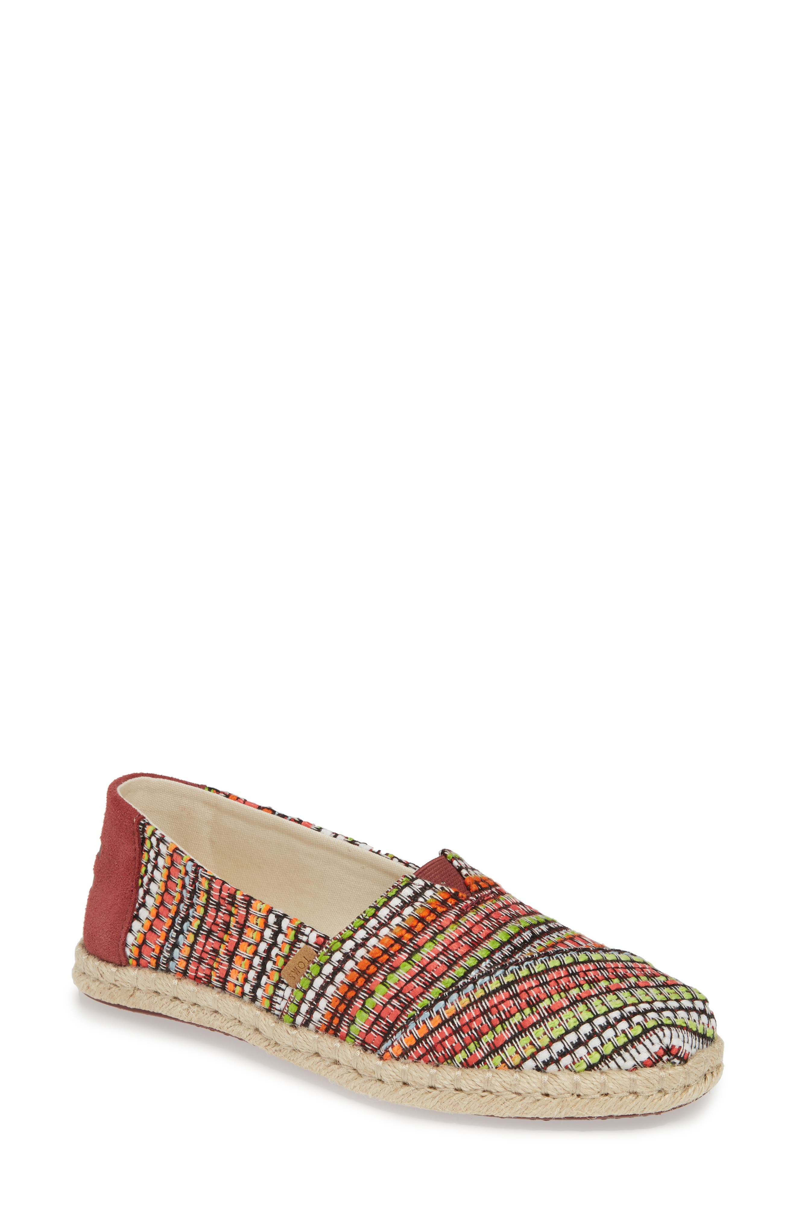 Toms Alpargata Slip-On, Red