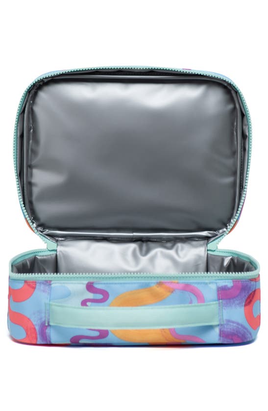 Shop Herschel Supply Co . Kids' Pop Quiz Recycled Polyester Lunchbox In Squiggle